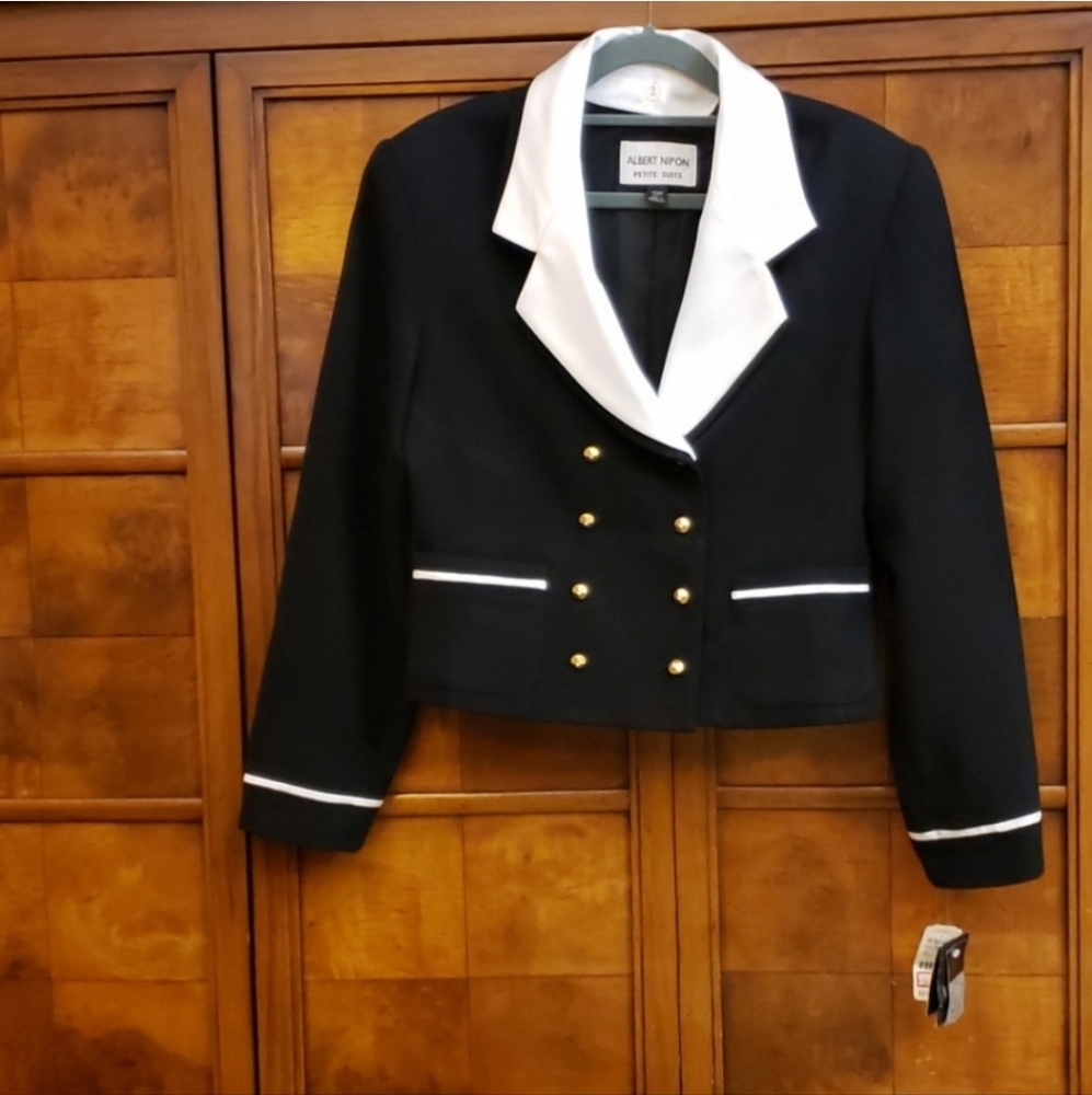 (10P) Albert Nipon Petite Suits (Jacket) Size 10P NWT